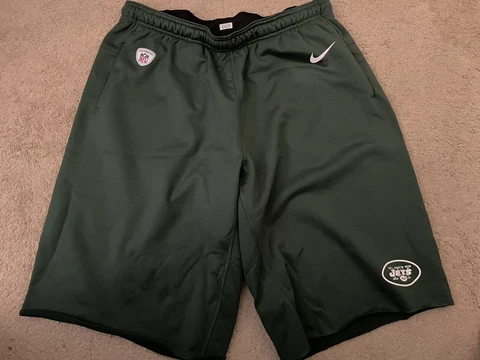 NFL New York Jets NY Nike Dri-Fit Team Issued Training Shorts Men’s XXL Green Cover