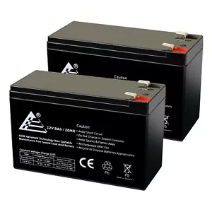 2 Packs: 12V 9Ah Replacement Battery for APC Back-UPS 900 (BN900M) - Picture 1 of 6