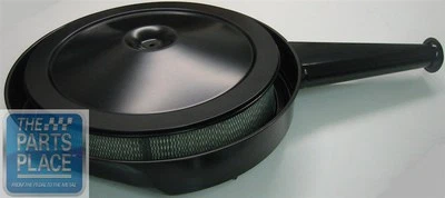 Filtro de aire de inducción Chevrolet Chevelle 70-72 con tapa negra OE estilo tardío Foto 1 de 4