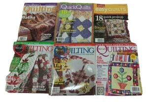 Lot of 6 Quilting Magazines ~ McCall's Quilting ~ Fons & Porter Love of Quilting - Picture 1 of 9