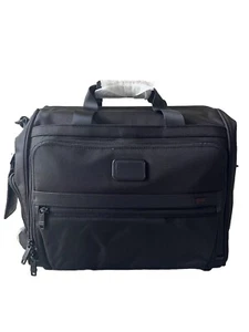 Tumi Alpha 2 Framed Soft Duffel Bag Carry On 96946 1041 22126D2 Black - Picture 1 of 13