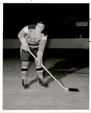 PF19 Original Photo GEORGE HARRISON 1950s JOHNSTOWN JETS EHL ICE HOCKEY CENTER