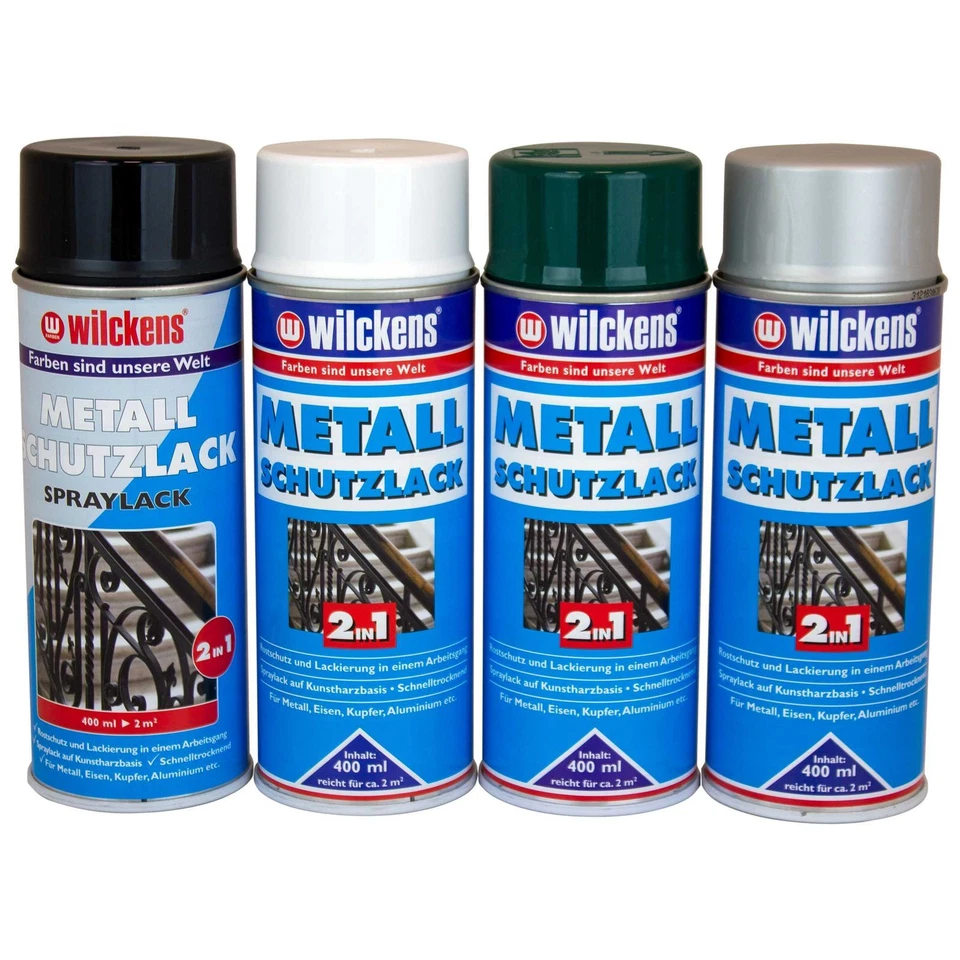 Wilckens-Rostschutz Sprühlack Metallschutz 2in1 400 ml (10,88€/1l) - Bild 1 von 1