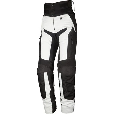 Damen Motorrad Hose 46 - Modeka Elaya Lady wasserdicht - hellgrau-schwarz - Bild 1 von 4