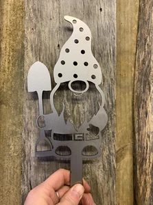 GNOME PALA PLANTA MACETA MACETA JARDÍN ESTACA DE ACERO ESPIGA DECORACIÓN REGALO - Imagen 1 de 2