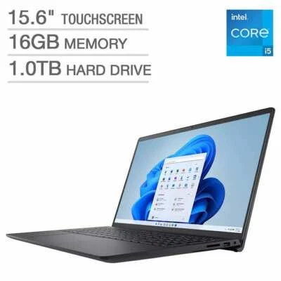 DELL 15.6" Touchscreen i5-1135G7 16GB RAM 1TB HD W11 i3511-5088BLK-PUS - Image 1 of 4
