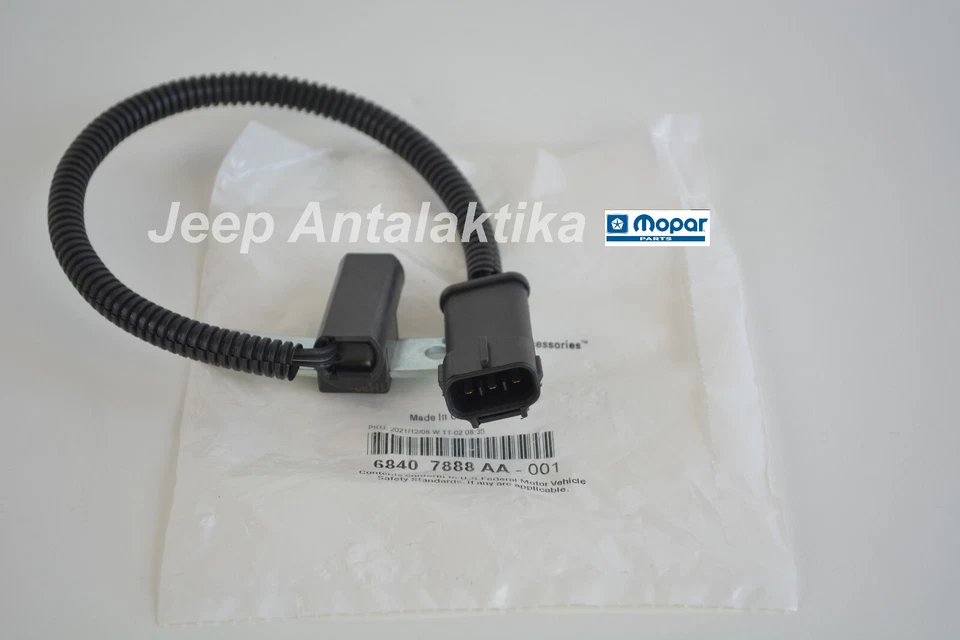 Engine Crankshaft Position Sensor Jeep Wrangler TJ Rear Right Mopar 68407888AA - Image 1 of 4