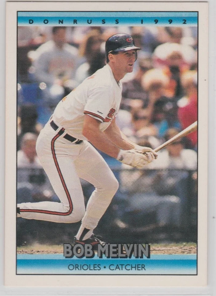 1992 Donruss #231A Bob Melvin Baltimore Orioles Giants Manager "Inc." Variation - Image 1 of 1