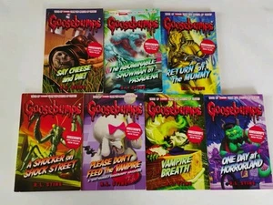 New Goosebumps Books Lot Of 7 R. L. Stine  - Imagen 1 de 10