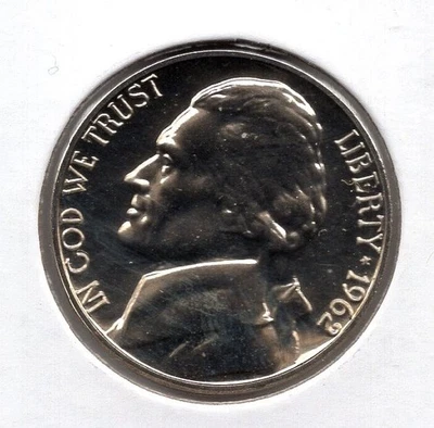 1962 Proof Jefferson Nickel (1099) - Image 1 of 2