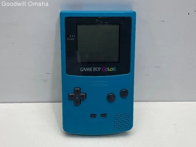 Consola portátil Nintendo Gameboy color azul azulado - sin parte posterior - probada funcionando Foto 1 de 4