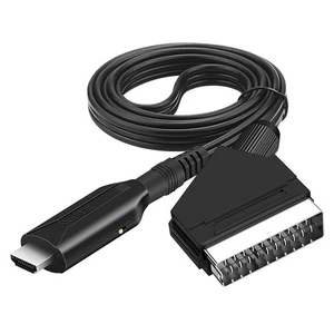  Convertitore Cavo da Scart a--Adattatore Audio Video Professionale F9569 - Foto 1 di 6