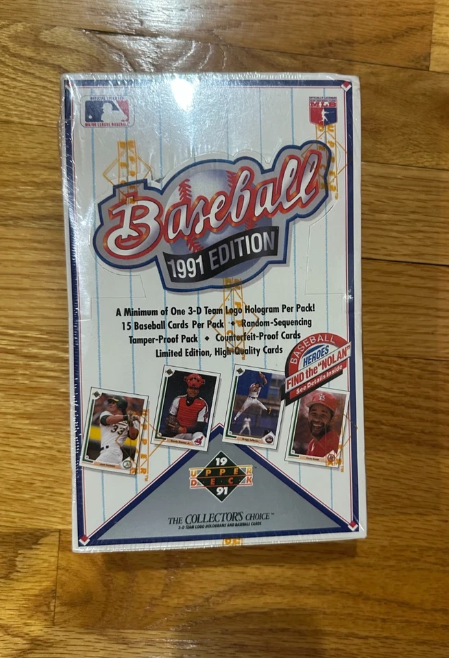 Upper Deck MLB 1991 Baseball Low Series - Caixa lacrada - Imagem 1 de 1
