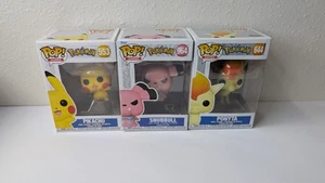 Funko Pop! Lot - Pikachu, Snubbull & Ponyta Pokemon Vinyl Figures Opened Box - Picture 1 of 6