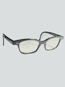 Marco de gafas Anne Et Valentin cereza 1 negro liso hecho en Francia 44-18 usado en excelente estado - Imagen 1 de 11