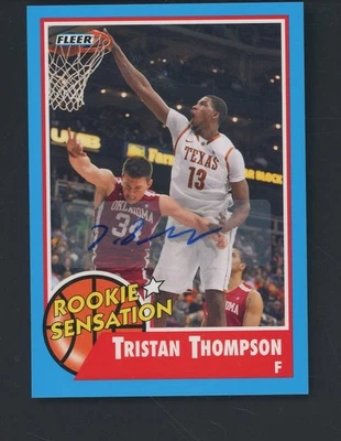 Baloncesto Fleer Rookie Sensation Tristan Thompson 2011-12 automático novato radiocontrol Foto 1 de 2