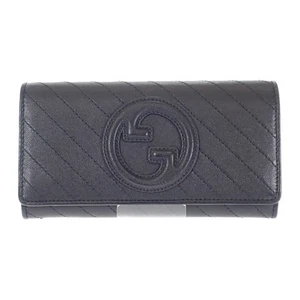 GUCCI 760302_AACP7_1000 Geldbörse Schwarz Leder Damen - Bild 1 von 12