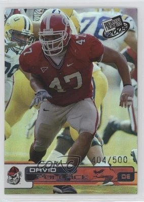 2005 Press Pass Reflectors /500 David Pollack #R42 Rookie RC - Image 1 of 2