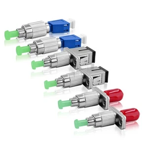 SM 9/125um 2*FC-SC+2*FC-ST+2*FC-LC Adaptateur Hybride de FC APCMâle à LC SC S... - Photo 1/9