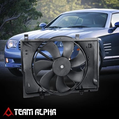 Conjunto de ventilador de radiador V6 de 3,2 L para Chrysler Crossfire 2004-2008 estilo de fábrica Foto 1 de 4