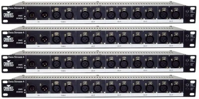 4 Chauvet DJ DATASTREAM 4 Data Stream 1-4 Universal DMX-512 Optical Splitters - Image 1 of 4
