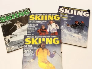 Vintage 80s SKIING Magazines Dec 80 Dec 81  Nov 82 Nov 83   Lot of 4 - Bild 1 von 6