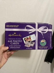 Hallmark 40 Sealed Premium Blank 4x8 Photo Cards & Envelopes No Software - Picture 1 of 7