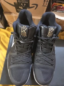 Mens KYRIE 3 BHM BLK/WHITE WHITE NEW WITH BOX - Picture 1 of 10