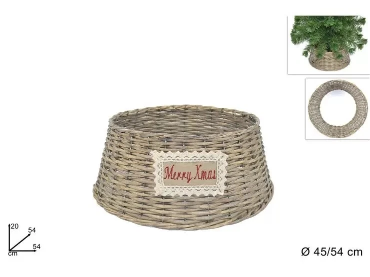 Cesta Copribase Albero 45x20CM DUE ESSE CHRISTMAS