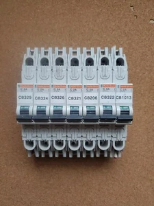 MERLIN GERIN C 2A CIRCUIT BREAKER  E215117  ( lot of 7 ) - Picture 1 of 2
