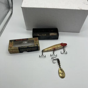 Vintage L&S MIRR-O-LURE And Box plus - Picture 1 of 12