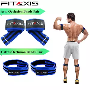 Bande di occlusione allenamento bicipiti polpacci fitness muscolo restrizione flusso sanguigno - Foto 1 di 4