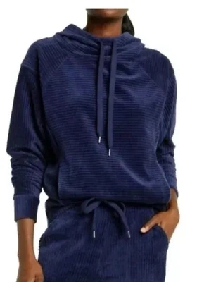 Sudadera con Capucha Zella Peacoat Bolsillo Canguro Para Mujer XL Rosa Cordón Patrón Acanalado Foto 1 de 4