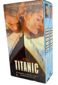 Titanic VHS, 1997, 2 Tape Box Set THX Sound Digitally Mastered W/Photos PG-13 - Picture 1 of 13