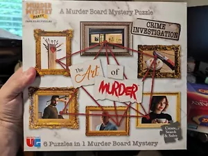THE ART of MURDER A Murder Board Mystery Puzzle - 2021 Each Puzzle BAGGED CLEAN - Picture 1 of 11