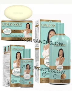 Loción de limo de caracol para piel dorada + aceite + jabón + crema facial para manchas oscuras conjunto original - Imagen 1 de 1