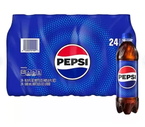 Pepsi Cola – Refreshing Classic Soda, 16.9 fl oz Bottles, 24-Pack-FREE SHIPPING! - Picture 1 of 5