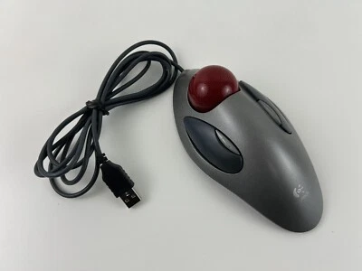Logitech Trackman Marble USB T-BC21 Mouse (804377-0000) - Image 1 of 4