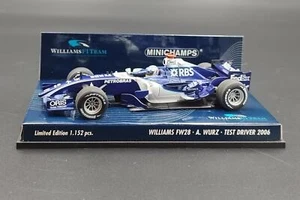1:43 F1 Williams FW28 A Wurz Test Driver 2006 Minichamps - Foto 1 di 4