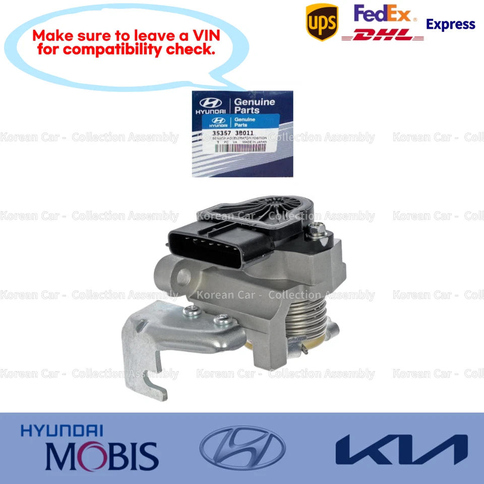 Sensor de posición acelerador genuino 353573B011 compatible con Hyundai XG350 2002-2005 Foto 1 de 2