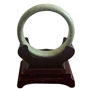 New Elegant Ladies Womens Oriental Chinese Japanese Lucky Jade Bangle Gift Boxed - Picture 1 of 1