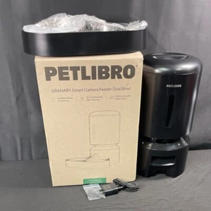 PETLIBRO PLAF203 Black 1080P HD Video Automatic Cat Feeder With Camera - Picture 1 of 12