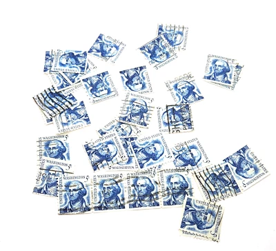 Scott #1304 5 Cent Stamps Washington Lot  - Image 1 of 4