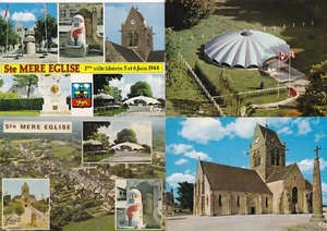 Konvolut 4 Karten Karten 10x15cm SAINTE-MERE-GLISE Landung Normandie 1944 WW2 1 - Bild 1 von 1