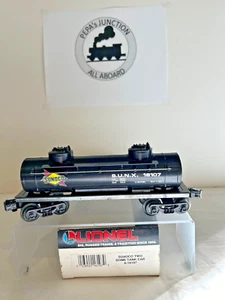 TANQUE DE 2 CÚPULAS LIONEL6-17910 #1 SUNOCO NEGRO ~ CAMIÓN FUNDIDO A PRESIÓN Y RIELES METÁLICOS NUEVO - Imagen 1 de 2