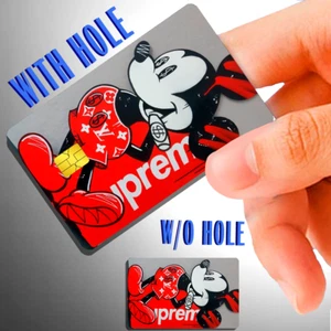 Mickey & Minnie Mouse Credit Debit Card Sticker Skin Decal HOLOGRAPHIC - Picture 1 of 1