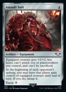 MTG - ASSAULT SUIT - Warhammer 40K Commander (U) - Picture 1 of 1