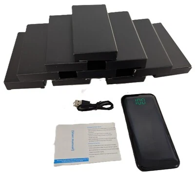 Banco de alimentación portátil de 10 10000 mAh batería de 2 puertos cargador ejecutivo de tamaño pequeño NUEVO Foto 1 de 4