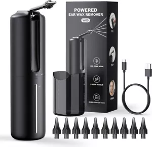 Water Powered Ear Cleaner Ear Wax Removal Kit Waterproof USB Rechargeable - Picture 1 of 5