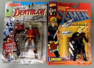 Longshot + Deathlok - Superheroes Uncanny X-men Toybiz 1993 Set of 2 - Picture 1 of 2